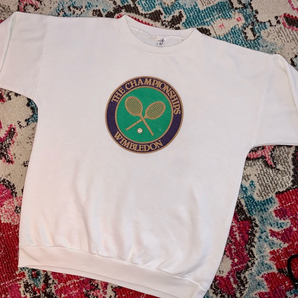 Vintage Wimbledon crew neck sweatshirt